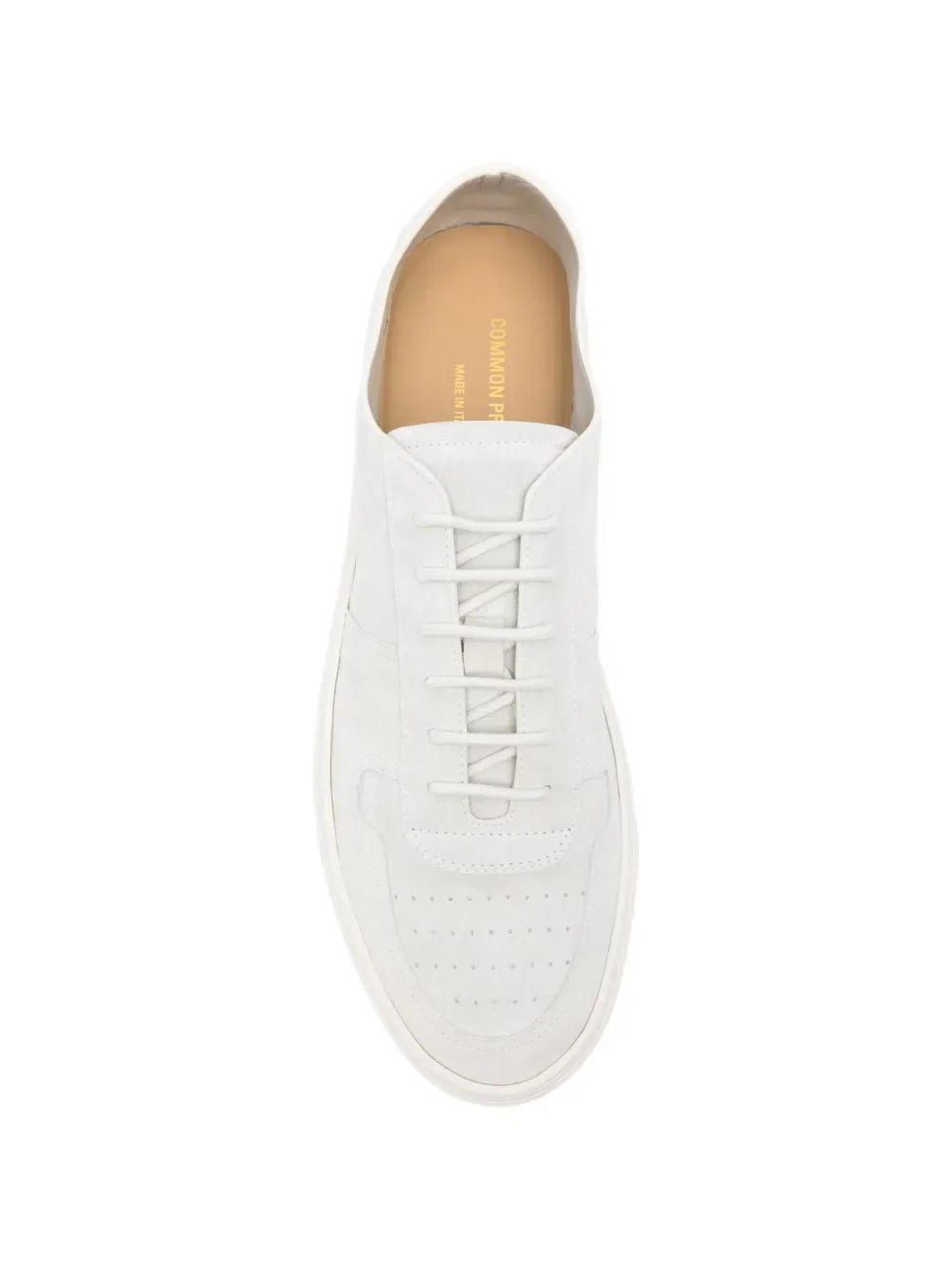 Замшевые кроссовки для баскетбола на шнуровке Common Projects, серый — фото 4
