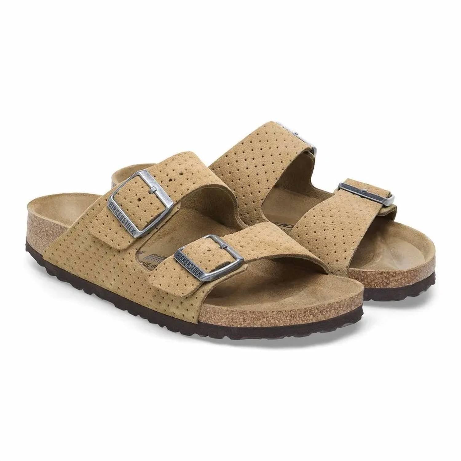 Женские сандалии Arizona Dot бежевые Birkenstock