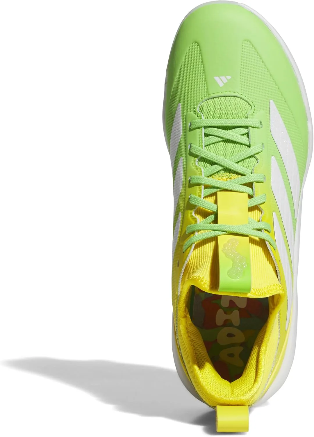 Мужские бейсбольные кроссовки Adidas Adizero Impact TPU Candy, белый/желтый — фото 2