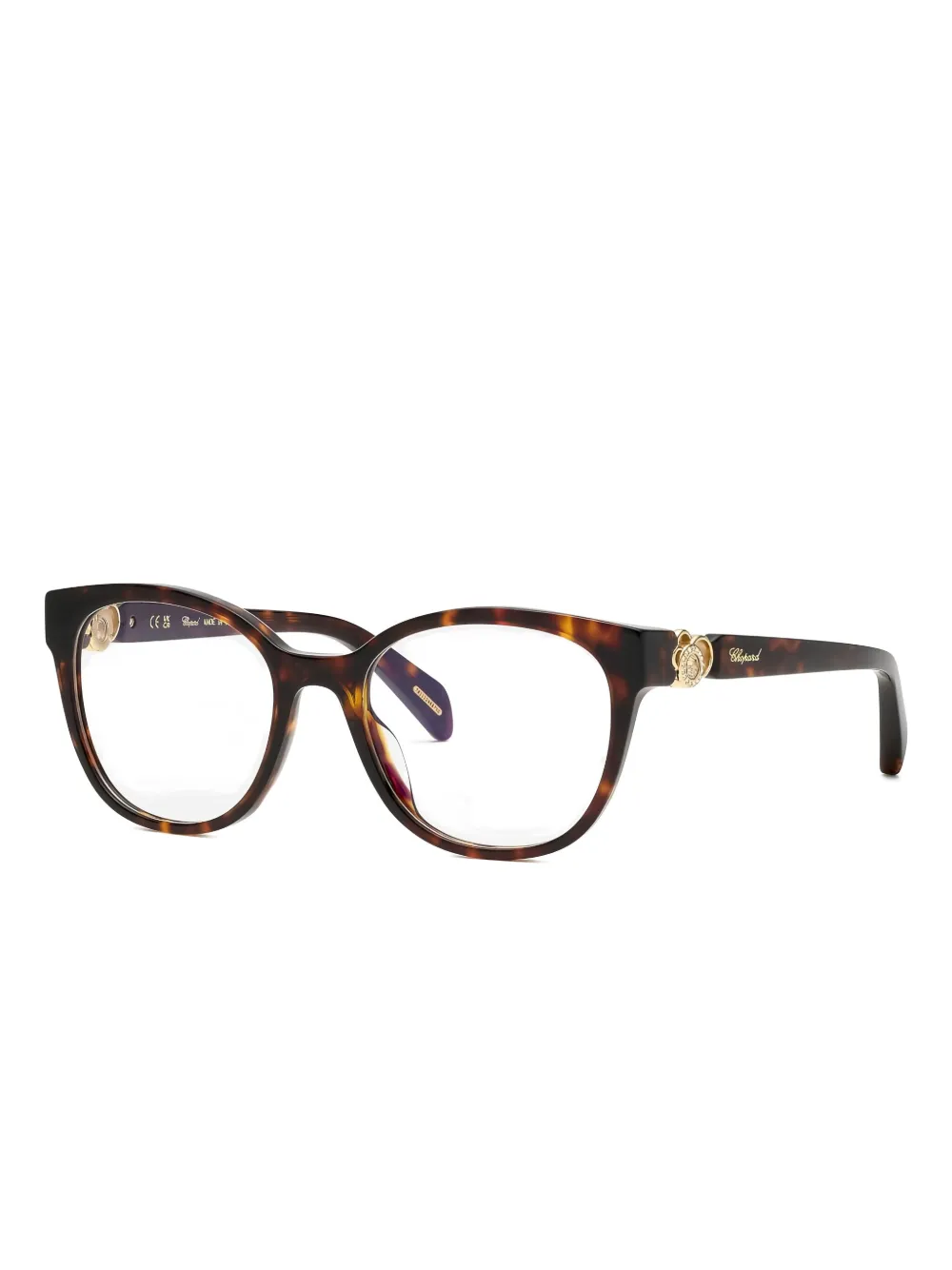 

Очки в черепаховой оправе Chopard Eyewear, коричневый