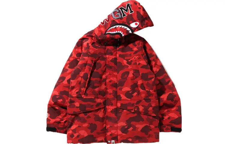 

Пуховик Shark Series для мужчин A Bathing Ape, синий