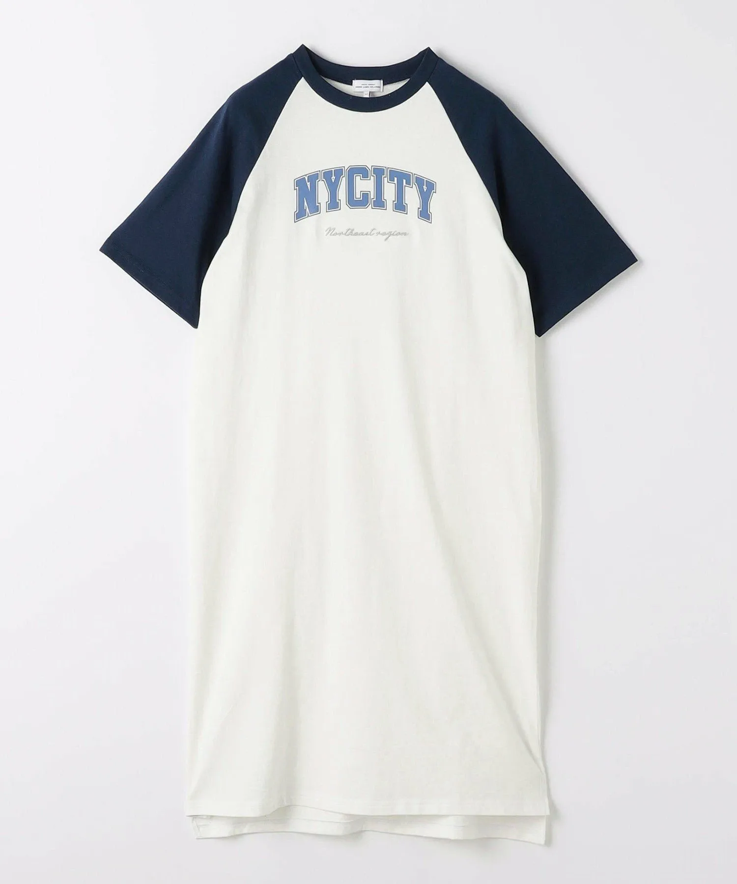Платье-футболка с рукавами реглан / Детское 140-160 см United Arrows Green Label Relaxing, NAVY