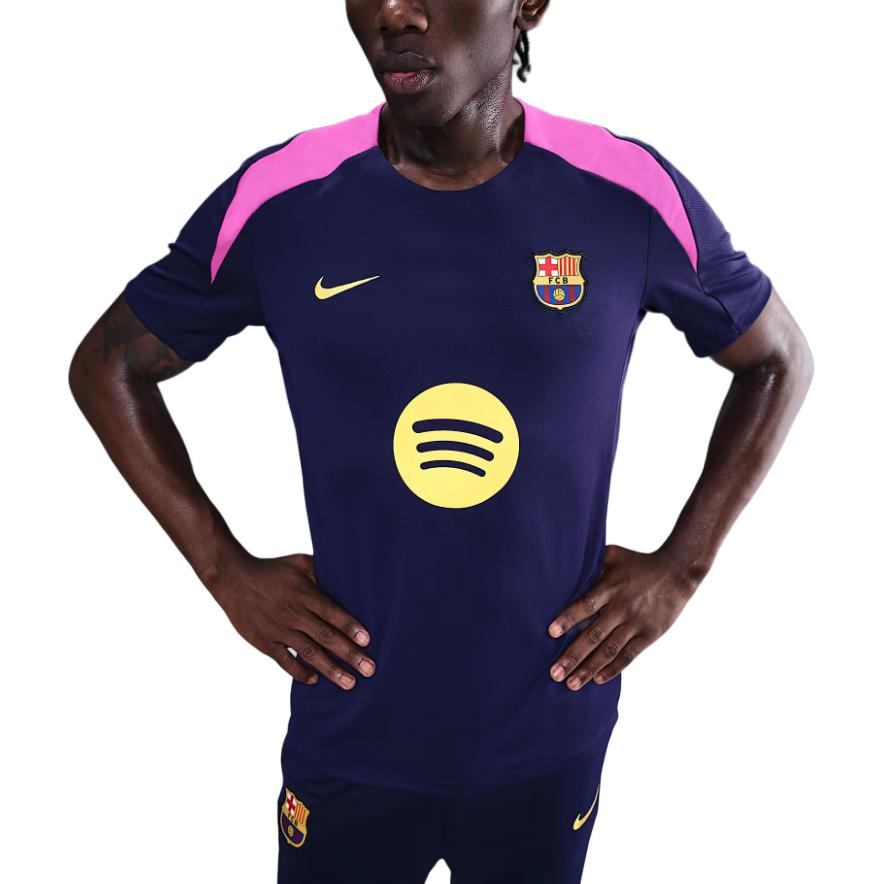 

Футболка мужская Fc Barcelona Strike с коротким рукавом Dri FIT Nike, фиолетовый