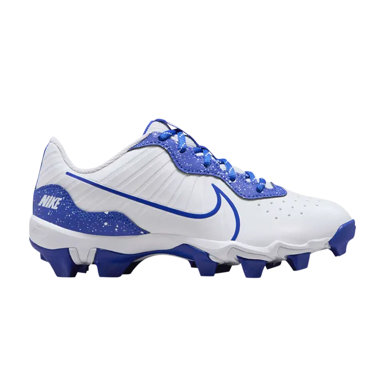 

Кроссовки Alpha Huarache 4 Keystone GS, цвет White Hyper Royal Splatter
