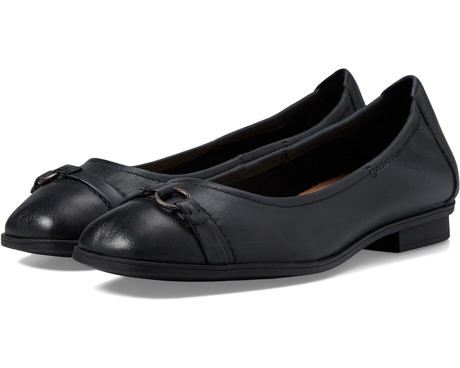 Балетки Clarks Lyrical Sky, черная кожа