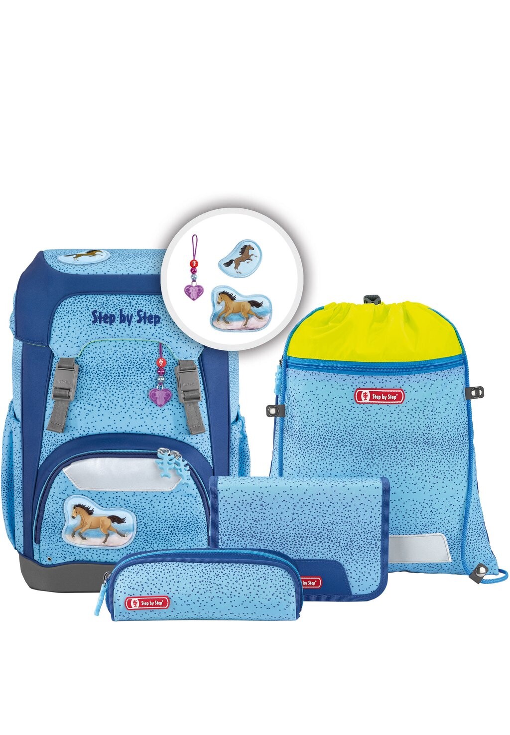 

Набор школьных сумок GIANT SET 5TLG Step by Step, цвет wild horse