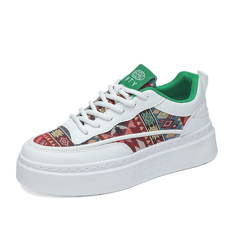 

Boogie Bear Мужские повседневные кроссовки низкие бело-зеленые, цвет White Green