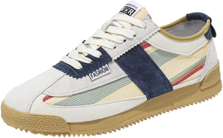 

Мужская спортивная обувь - удобная и дышащая, повседневные кеды, подходят для ежедневной носки Fusecottc, белый/синий