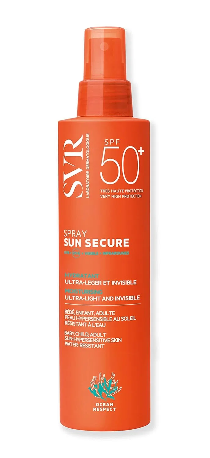 Ультралегкий невидимый спрей для защиты от солнца SPF50+ от SVR Sun Secure Svr