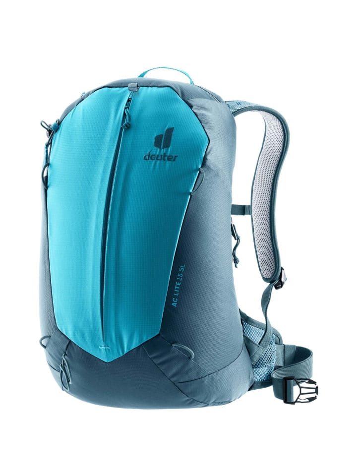 

Deuter AC Lite 15 SL - женский походный рюкзак 44 см (цвет «апельсиновая крошка») в цвете «лагуна-Атлантика»