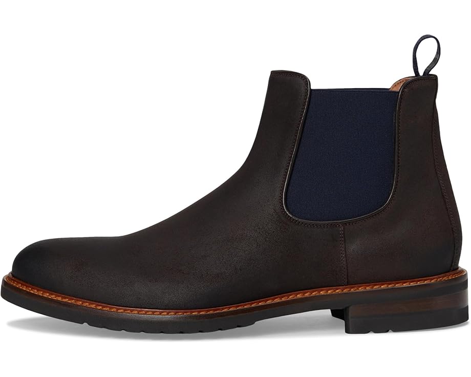 Мужские челси Johnston & Murphy Collection Hartford, Dark Brown Waxed English Suede — фото 4