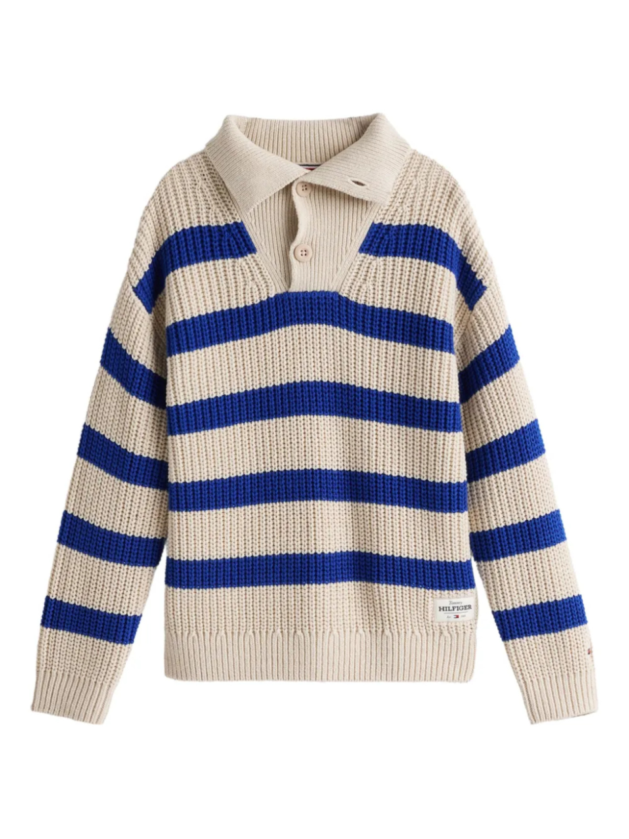 

Рубашка поло Tommy Hilfiger Junior из хлопковой смеси, нейтральный