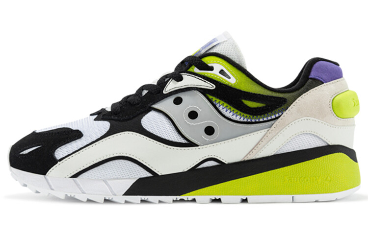 Кроссовки Saucony Shadow 6000 Unisex, белый/черный/желтый