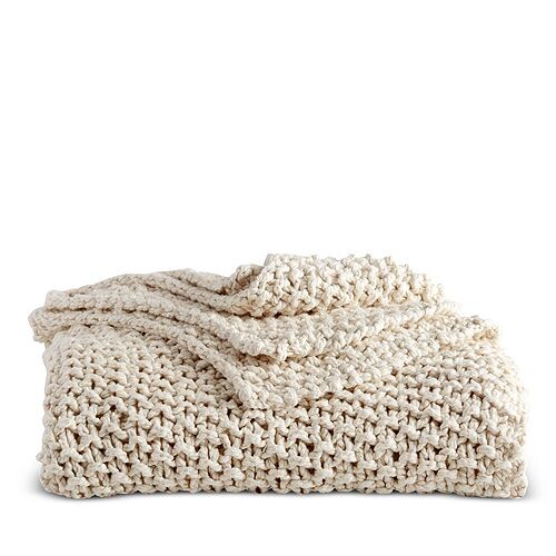 

Плед крупной вязки PURE DKNY, цвет Tan/Beige