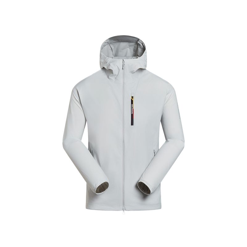 

SALOMON Куртка ветровка, Light Gray