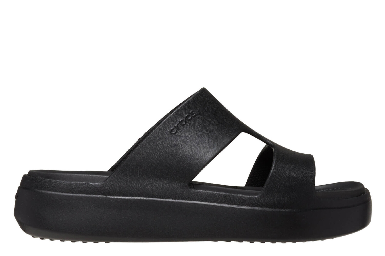 Платформа Getaway с ремешком и шлепанцами на платформе Crocs, черный