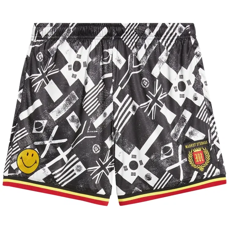 Спортивные шорты Market Smiley International Flags, белый