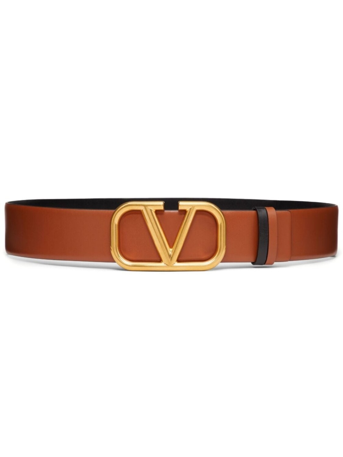 

Valentino Garavani двусторонний ремень с логотипом VLogo Signature, коричневый