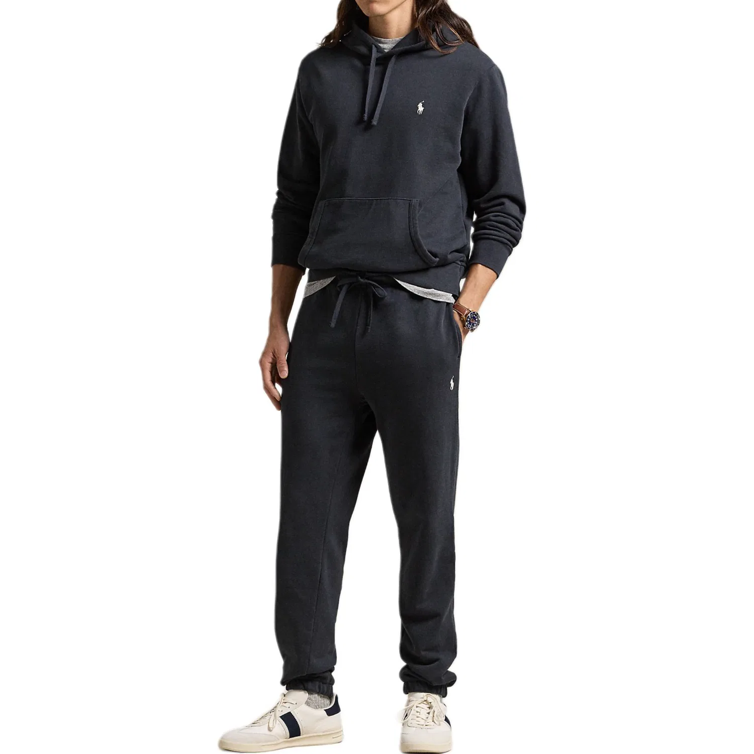 Спортивные штаны свободного кроя Polo Ralph Lauren черные — фото 3
