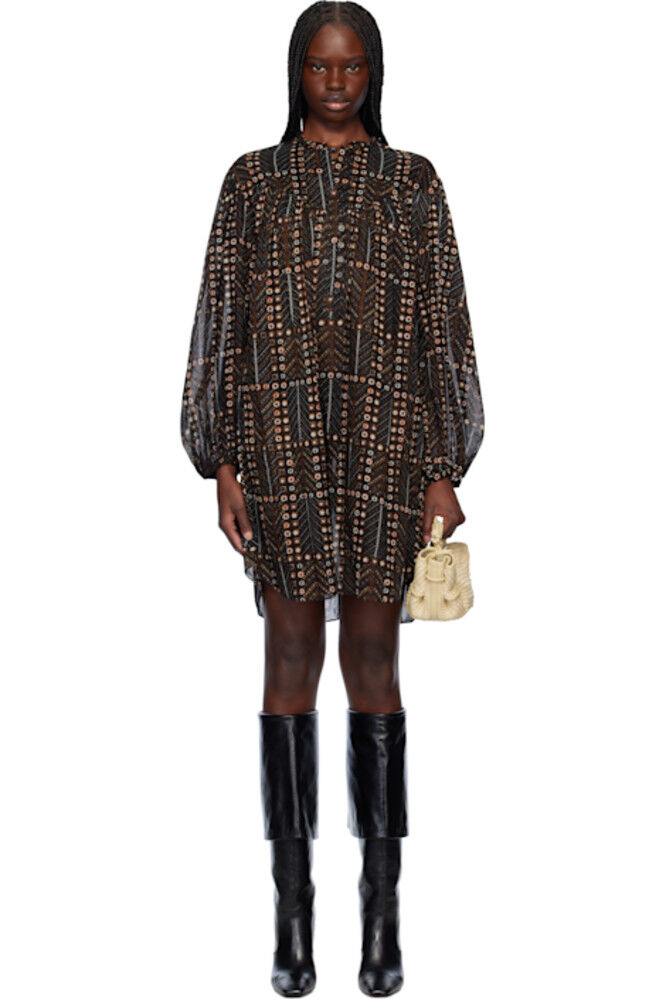 

Черное мини-платье Melinda Isabel Marant Etoile