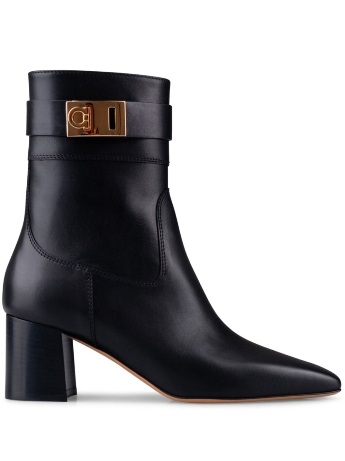Ferragamo 60мм ботинки Rol, черный