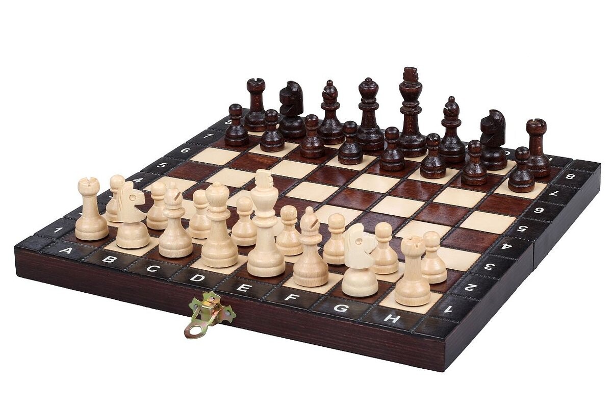 

Деревянные шахматы для школы, Sunrise Chess & Games