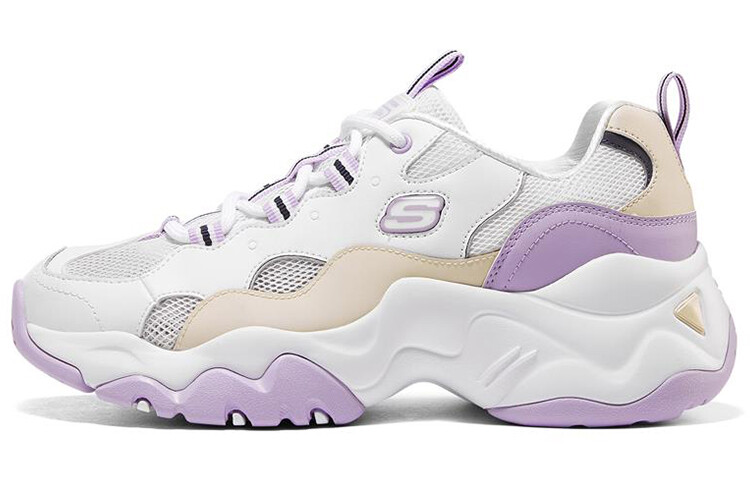 

Кроссовки Skechers D'Lites 3.0 Low Running Shoes Gs White/Purple Women's