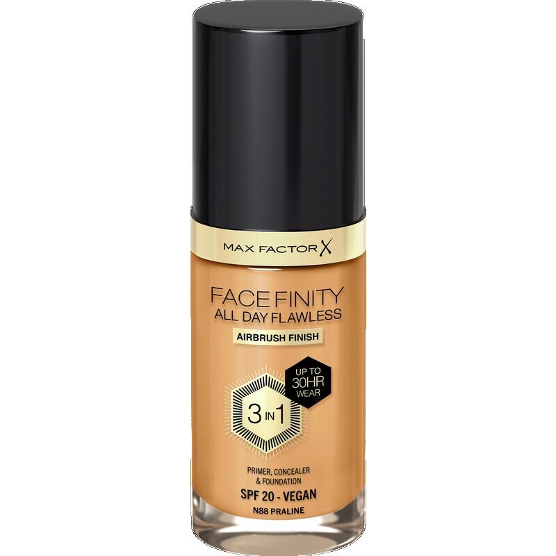 

Facefinity All Day Flawless Foundation цвет N88 Пралине Max Factor, 30 ml