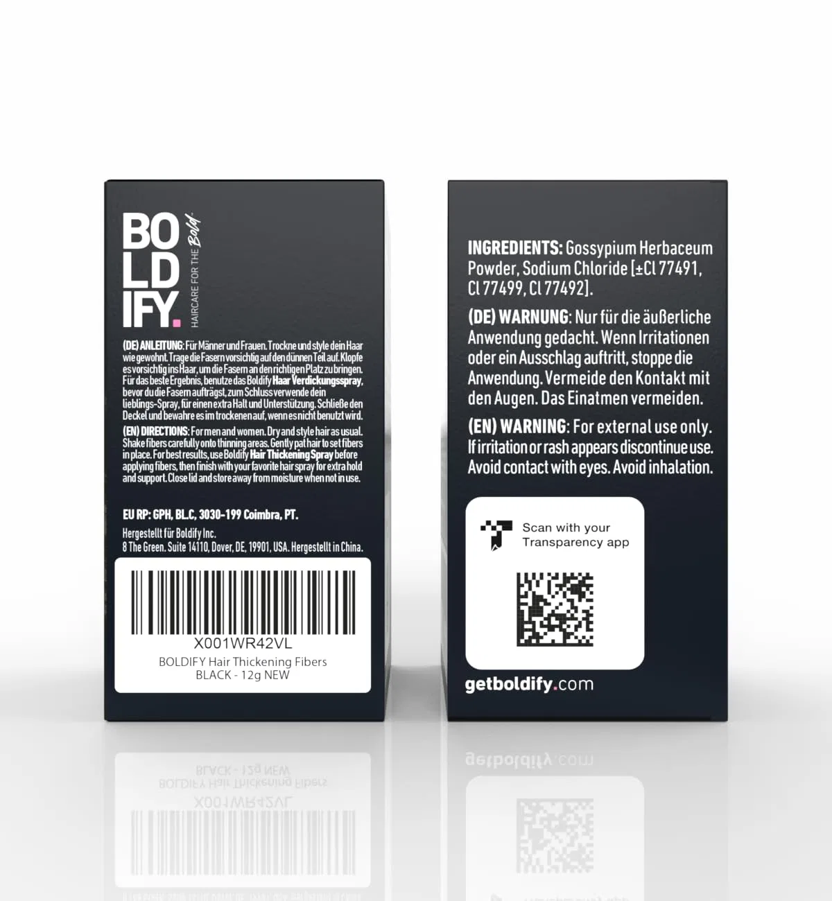 Пудра-загуститель для волос BOLDIFY, 12 г Boldify, Black — фото 3