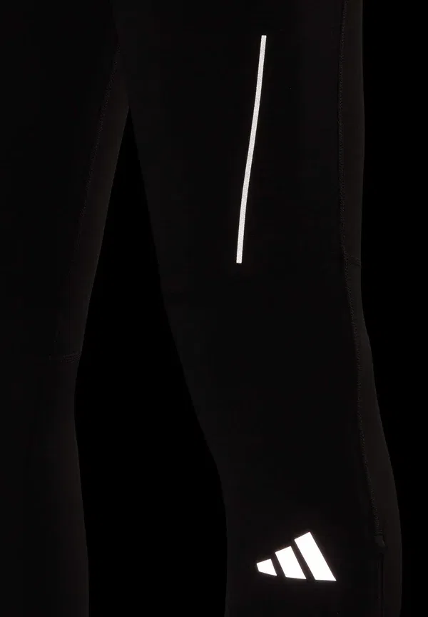 Трикотажные леггинсы для бега Adidas Performance, черный — фото 4