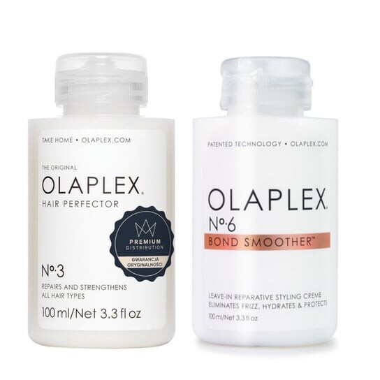 

И Bond Smoother No.6 Набор: уход 100 мл + крем для укладки 100 мл Olaplex Hair Perfector No.3