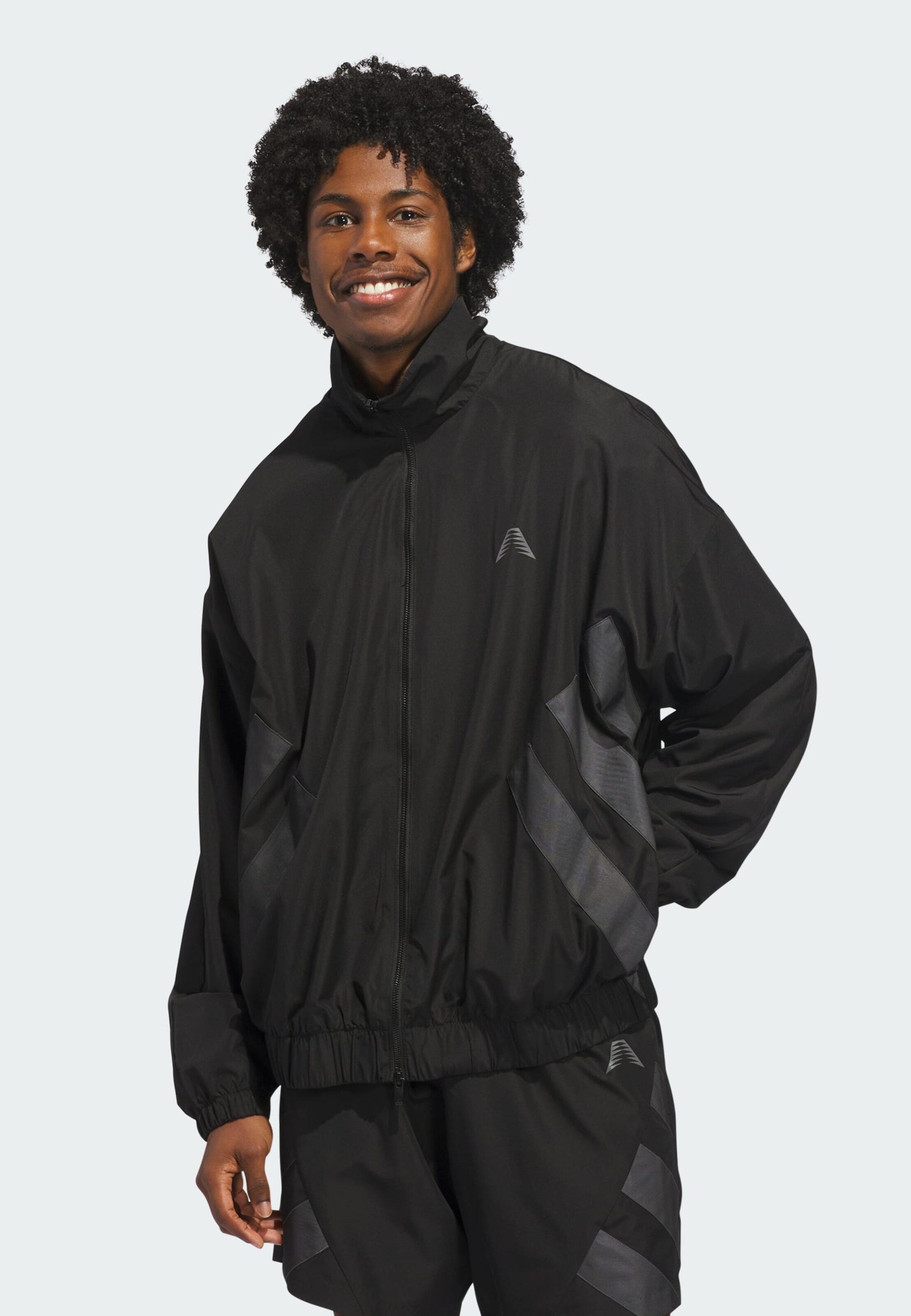 Adidas Performance Спортивная куртка 'Anthony Edwards' в черном цвете — фото 3