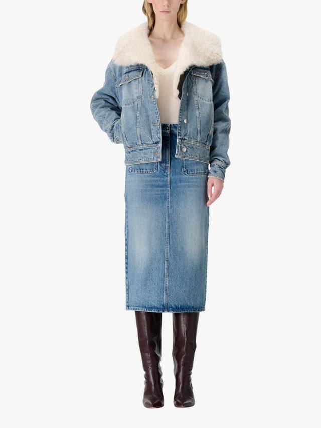 

Siryne A-Line хлопковая джинсовая макси-юбка IRO