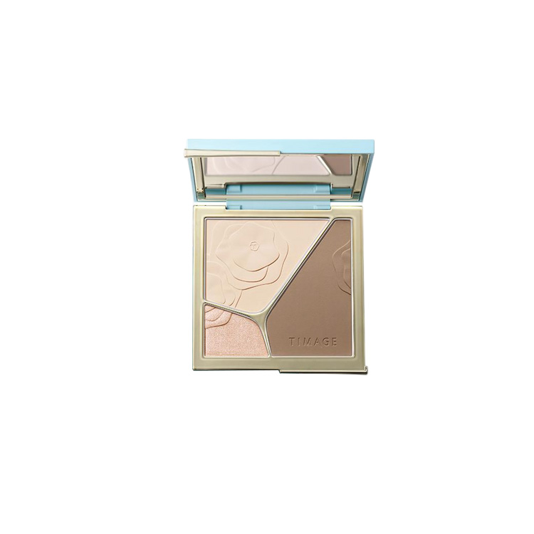 

Пластина для коррекции тона кожи Floating Glimmering Shadow Natural Brightening TIMAGE
