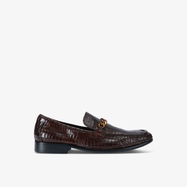 

Туфли Luca из тисненой кожи с цепочкой Kurt Geiger London, коричневый