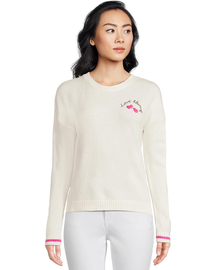 

Свитер Lilly Pulitzer Pippy Sweater, цвет Coconut Love Always Embroidery