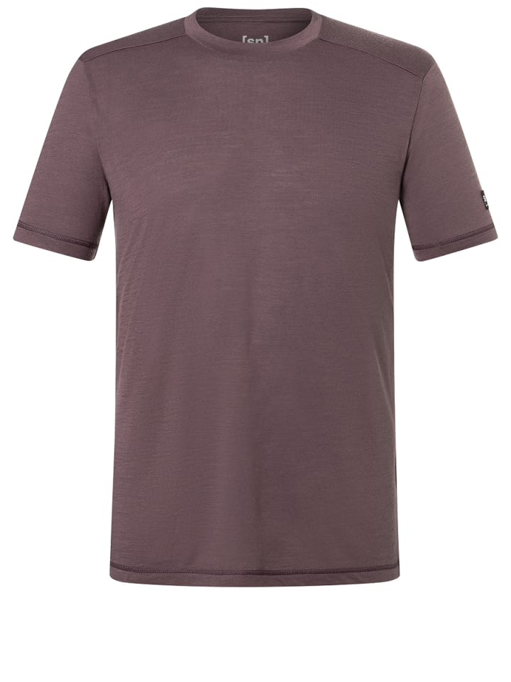 

Функциональная рубашка super.natural Merino T-Shirt M ESSENTIAL SS, фиолетовый
