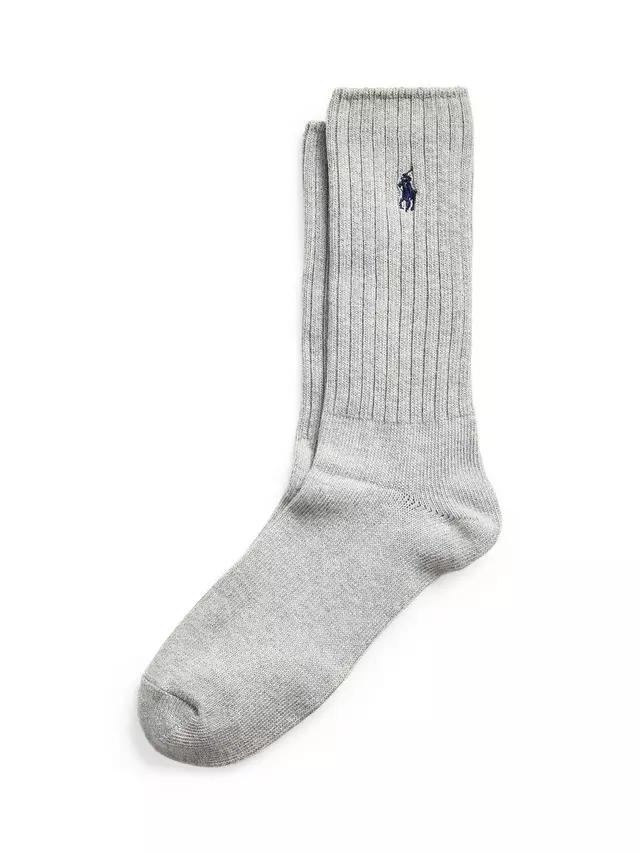 

Носки Ralph Lauren Polo Ralph Lauren Ribbed Cotton, серый