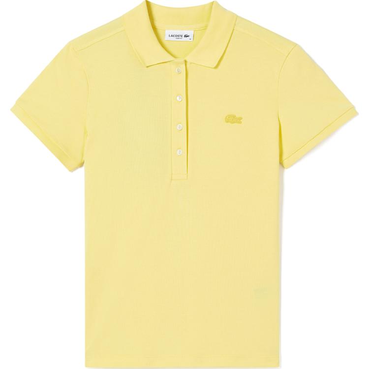 

Поло с логотипом LACOSTE, желтый