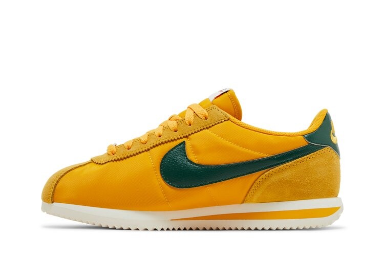 Кроссовки Wmns Cortez, цвет Yellow Ochre Gorge Green — фото 3