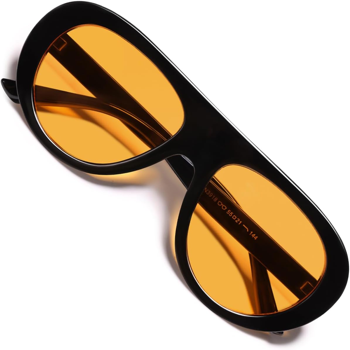 

Солнцезащитные очки-авиаторы VANLINKER в стиле ретро для женщин, шикарные, классические, винтажные, в стиле 70-х, модные, массивные, с защитой от УФ-излучения UV400, VL9865, C2 Black Frame/Orange Lenses