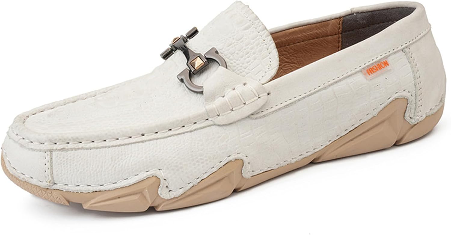 

Мужская повседневная обувь ручной работы, кожаные лоферы, туфли-лодочки, классические туфли для вождения, модные туфли для ходьбы, работы, офиса, бизнеса Abborora, бежевый