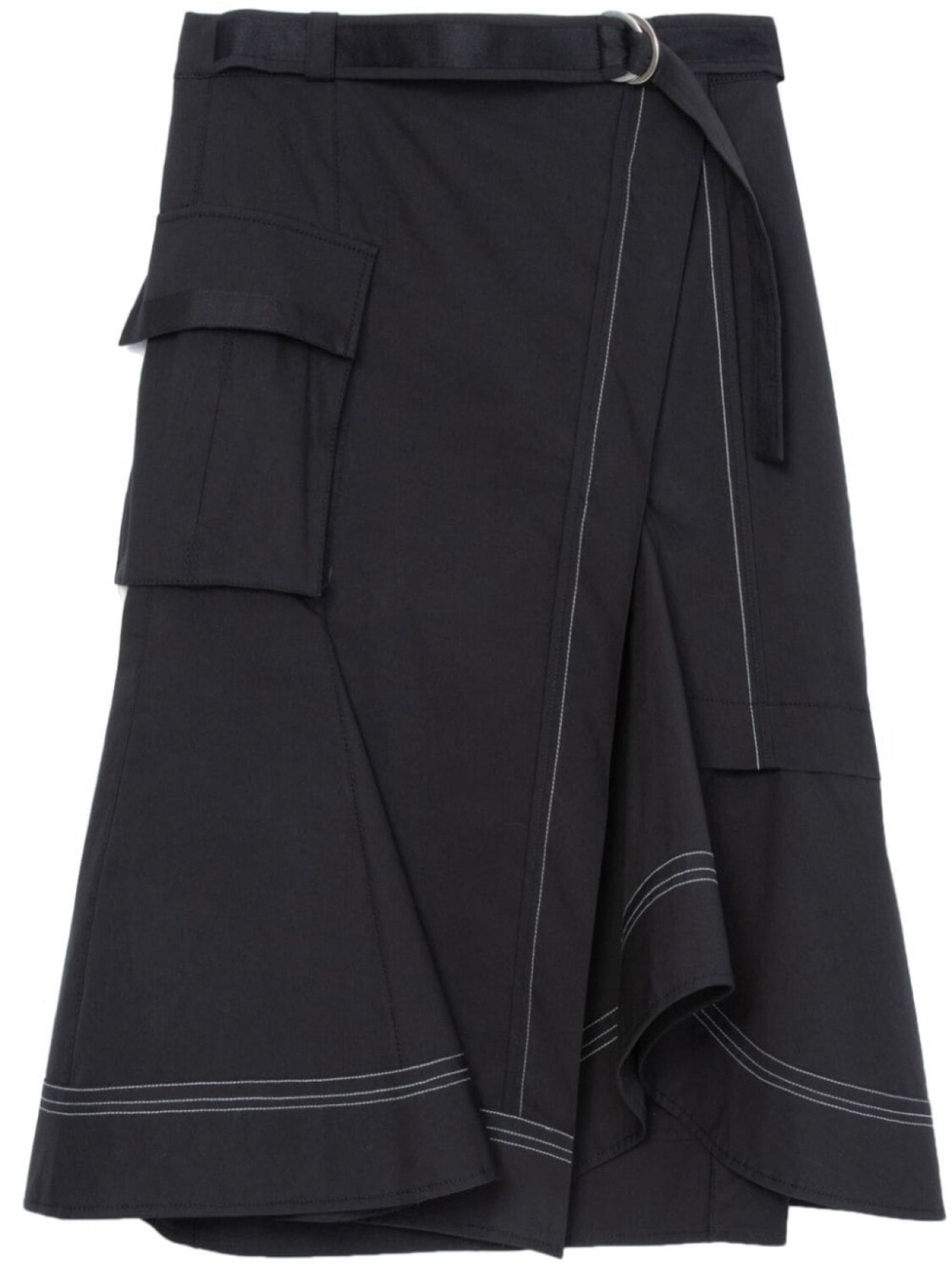 

3.1 Phillip Lim юбка с контрастной подкладкой, черный