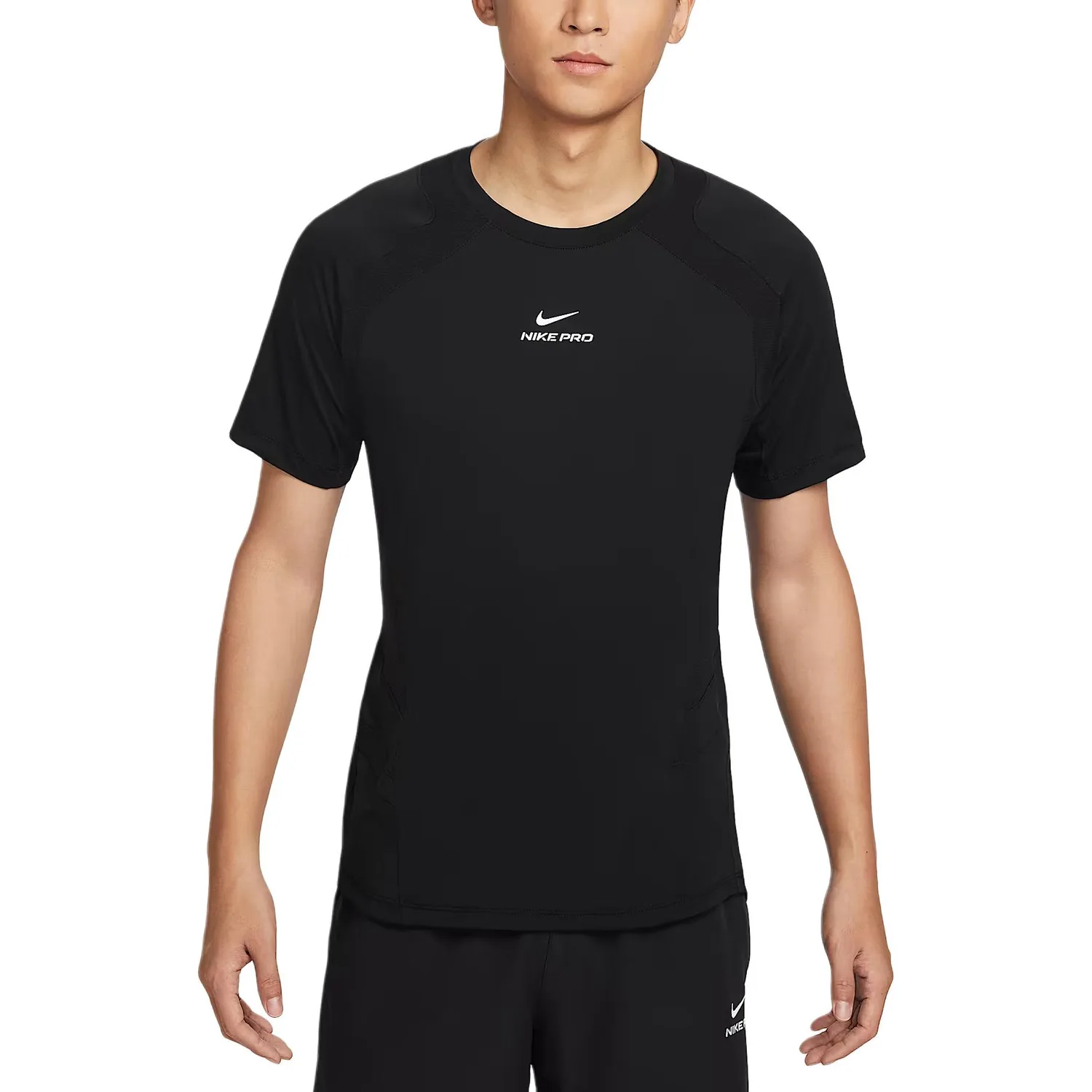 Футболка мужская Dri Fit FW25 ADV Pro Training Quick Dry Nike, черный/черный/белый