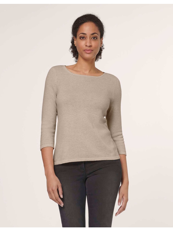 

MADELEINE Кашемировый свитер с вырезом-лодочкой в берберском стиле