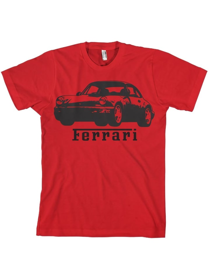 

Футболка 911 T-Shirt красного цвета Ferrari, Красный, Футболка 911 T-Shirt красного цвета Ferrari