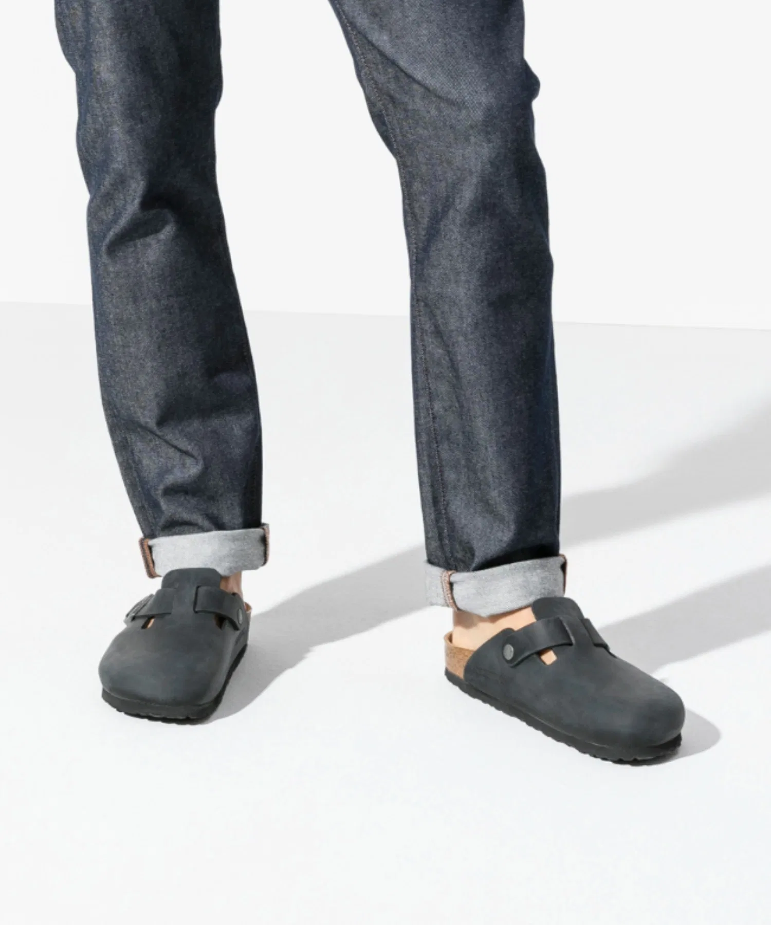 Женские/Мужские клоги Birkenstock Boston Oiled Leather