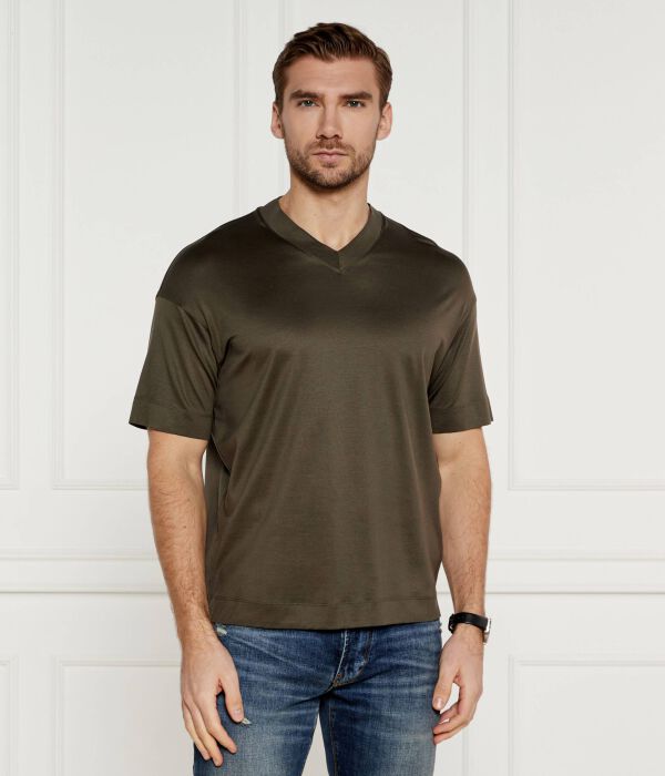 

Футболка Emporio Armani Regular Fit, зеленый
