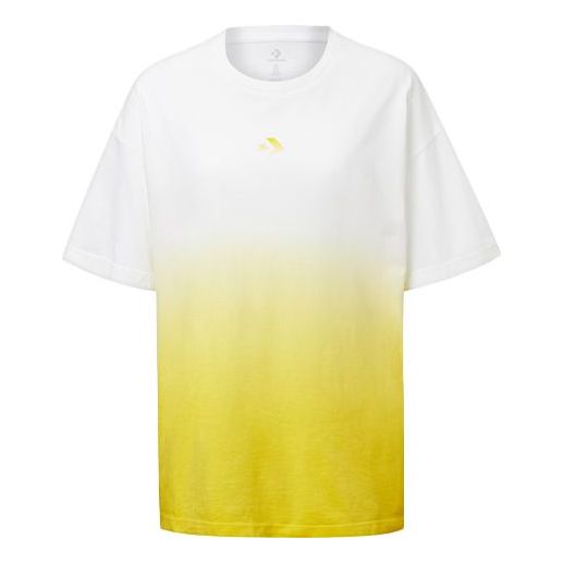 

Футболка logo printing gradient short sleeve yellow Converse, желтый
