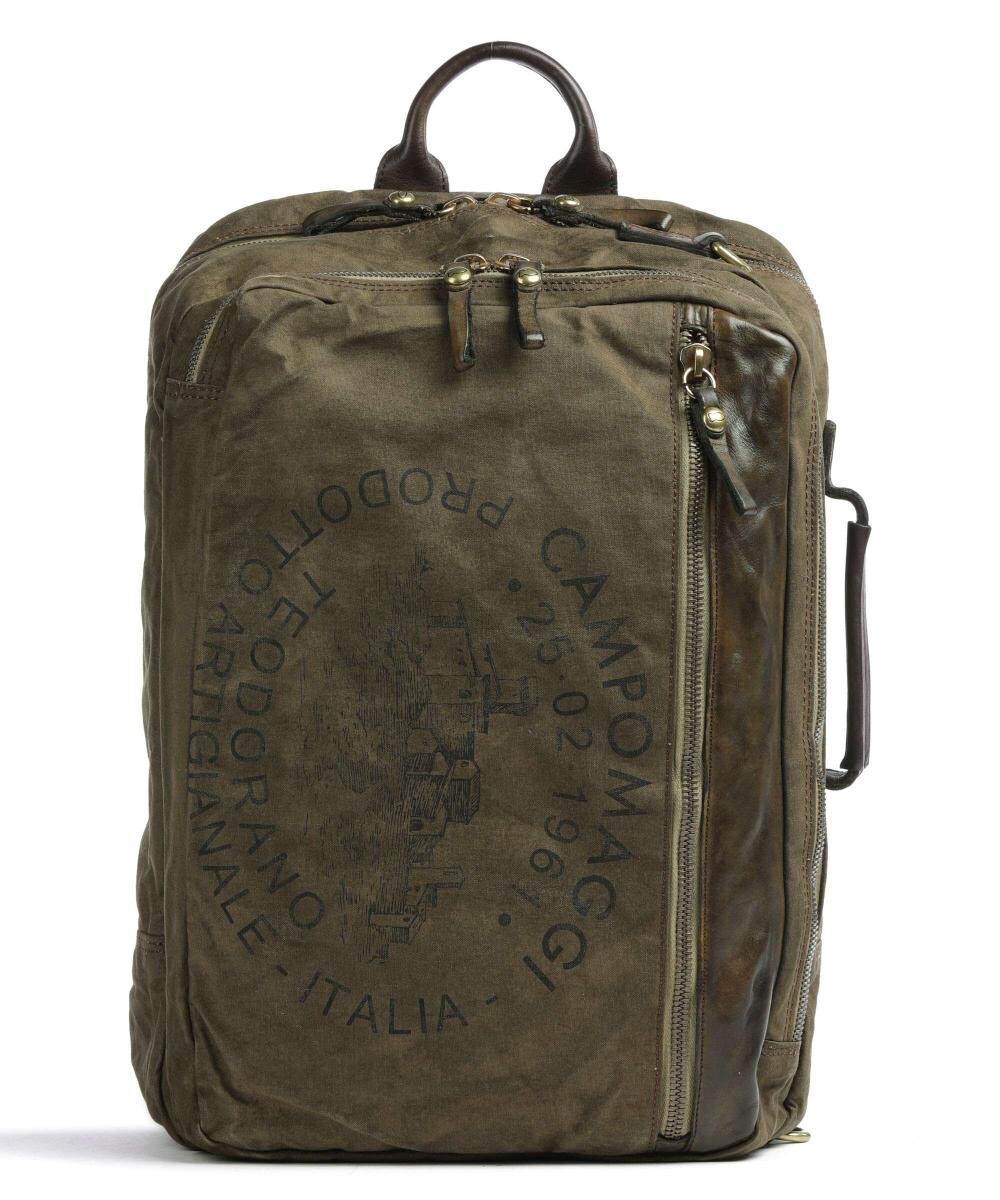 

Рюкзак 15″ хлопок Campomaggi, зеленый